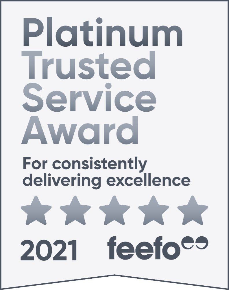 Feefo Platinum Trusted Service