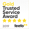 Feefo Gold Trusted Service