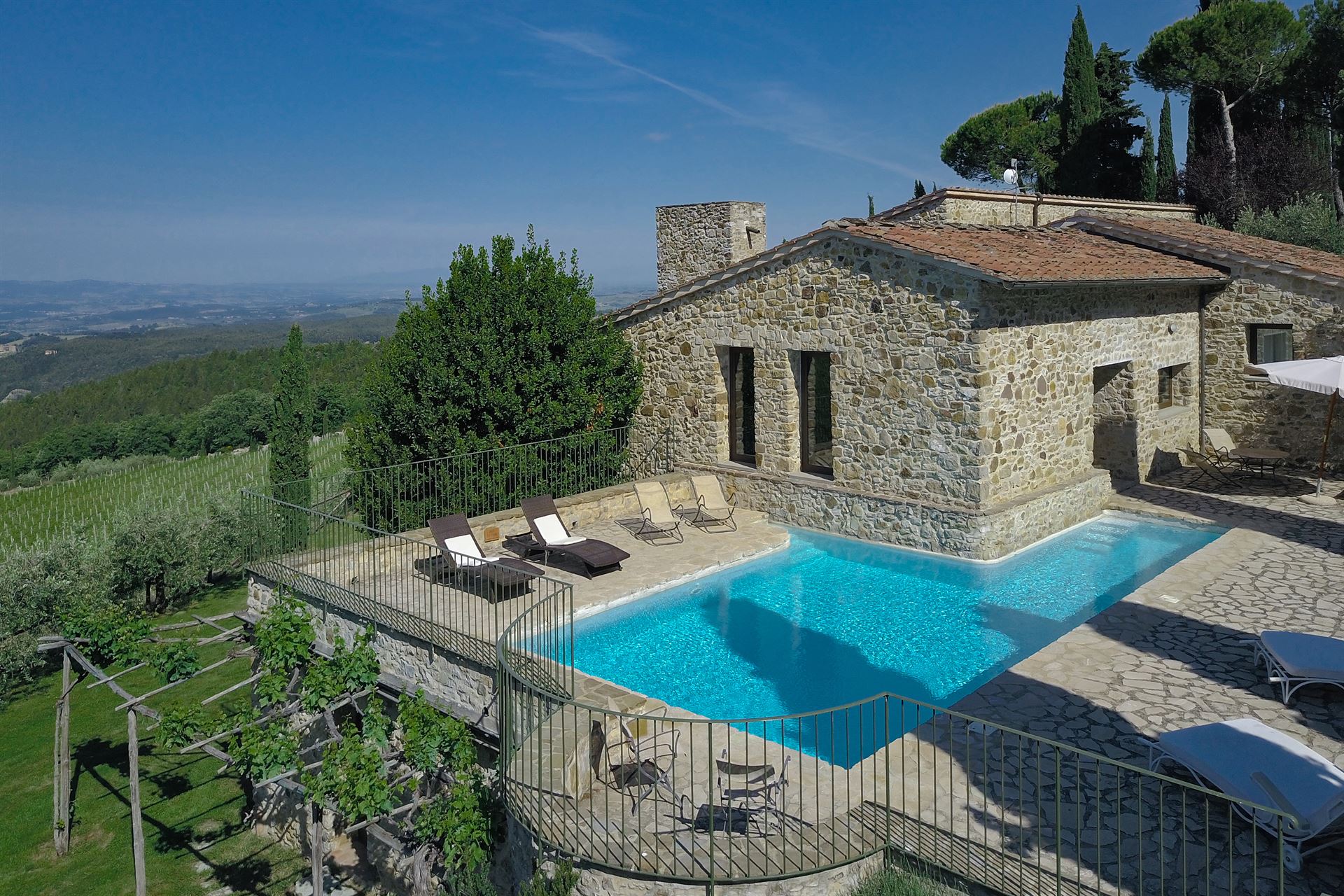 Tuscany Villa Macia Viva Rental In Castellina In Chianti Siena